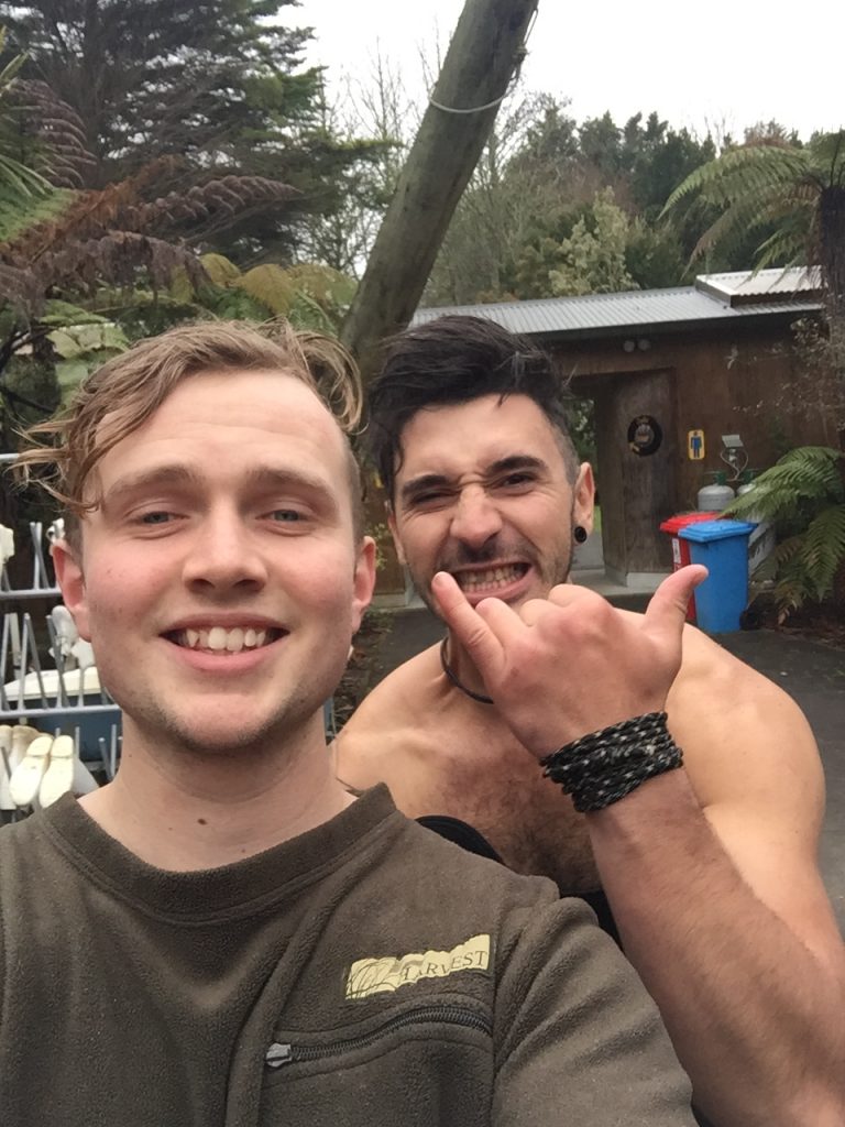 These were our guides for the Black Water Rafting. They thought they were being clever by taking selfies of themselves instead of our picture. Jokes on them!