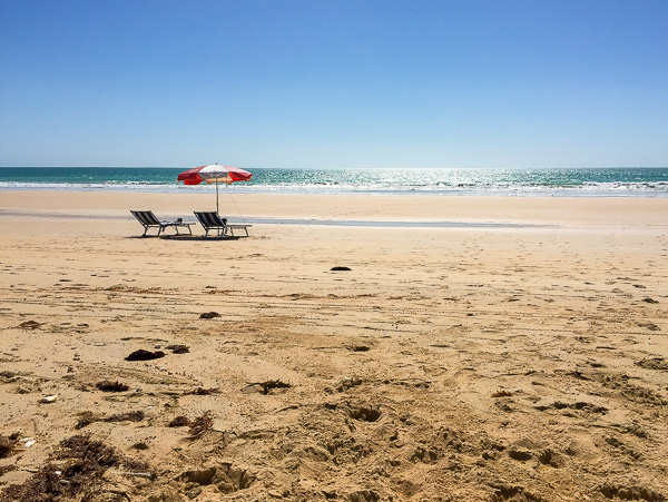 View of Cable Beach - we're relaxed just looking at it!