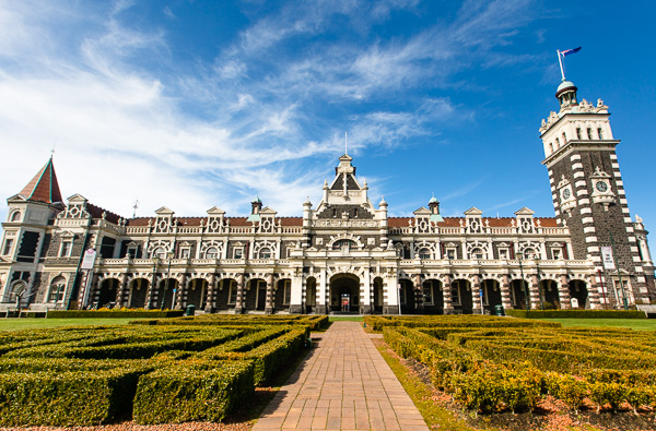 The Dunedin train station is beautiful inside and out. 