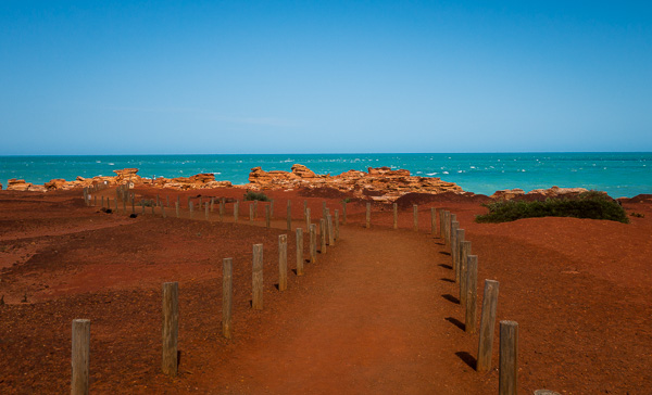 We drove our rental car from Alice Springs in the Northern Territory to Broome in Western Australia. We would've missed out on this view if we wouldn't have used iMoova. 