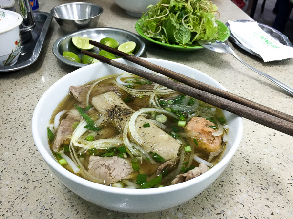 Bun Bo Hue, aka Sarah's favorite Vietnamese food. 