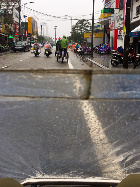 View from the cyclo on the food tour. 