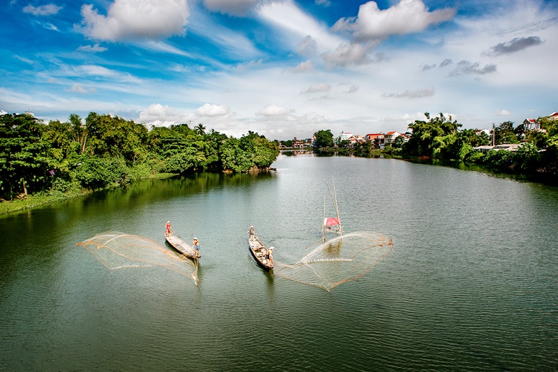 Hue's Perfume River. Photo from Hue City Tour. 