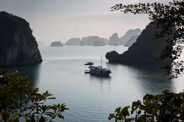 The majestic Halong Bay. 