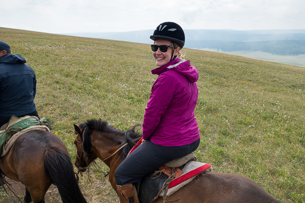 A photo of me on my horse. We obviously didn't take any after "the incident."