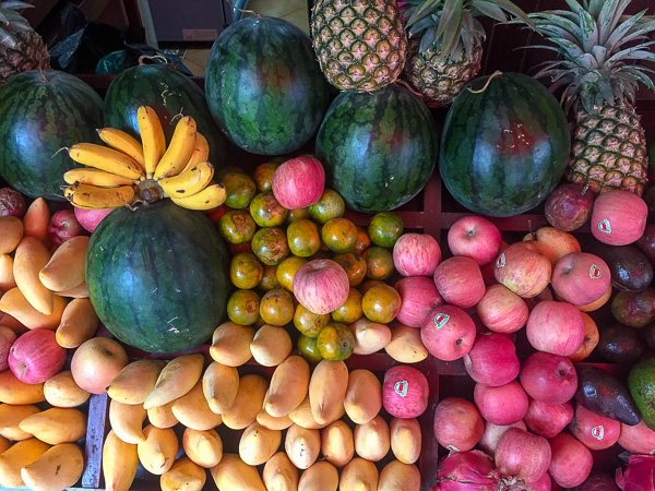 The fruit in Southeast Asia is as delicious as it is foreign to us. Who knew oranges could be green and pineapple could have such flavor?