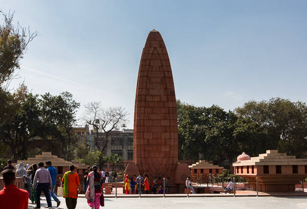 This monument in Jallianwalla Bagh, is dedicated to all those who lost their lives in the massacre. It is supposed to be the flame of an ever-burning candle. 