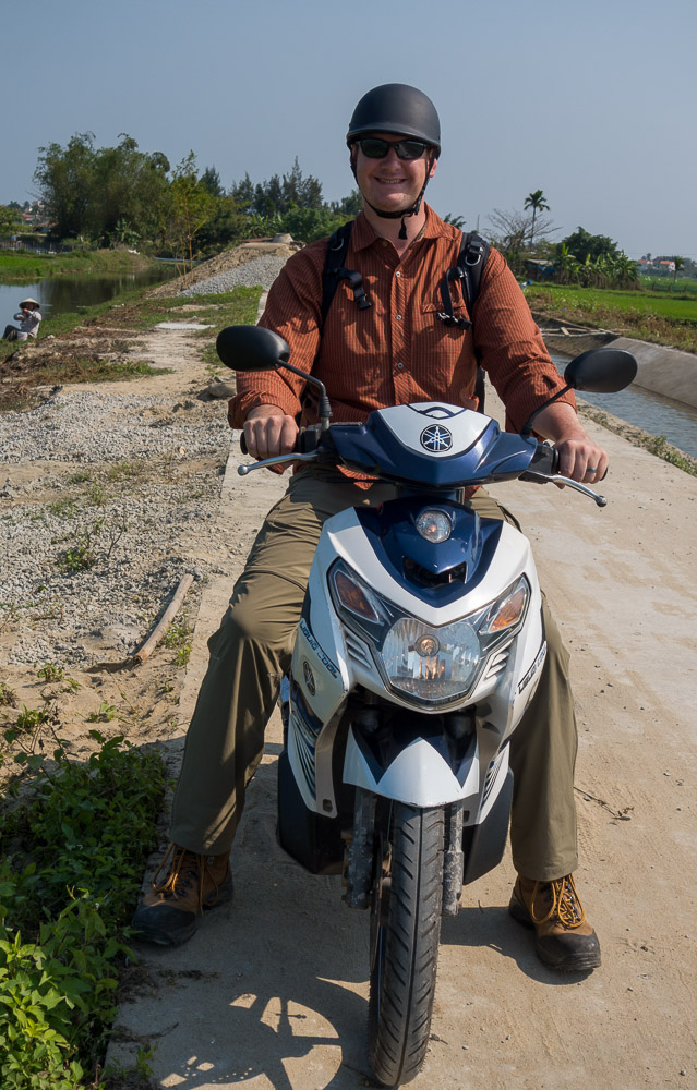Riding in Hoi An, Vietnam.