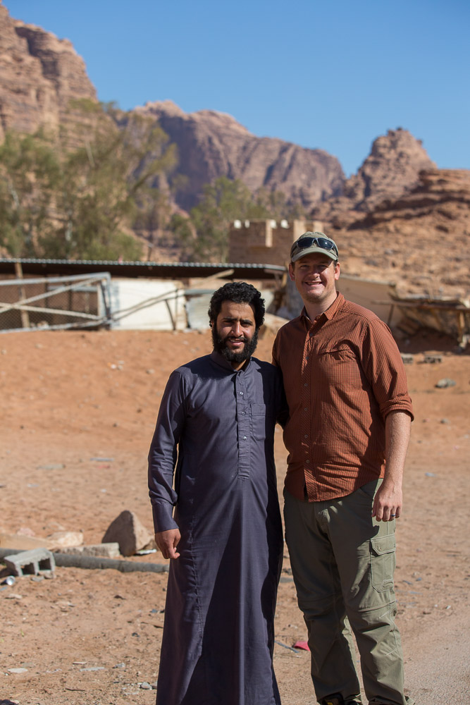 Ben and our Bedouin Guide
